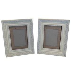Green Tree Gallery Distressed Ornate Picture Frames Set of Two - Shabby Chic